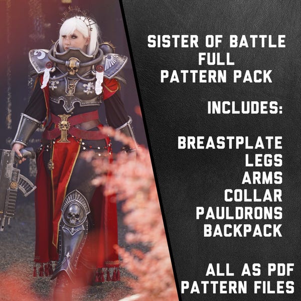 Sister Of Battle Full Armor Pattern Pack