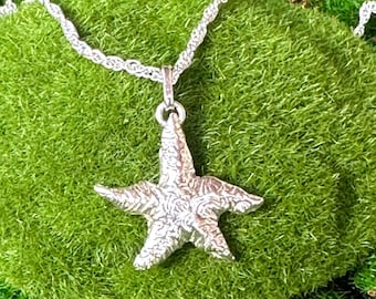 Sea Star Starfish  Pendant only Sterling Silver