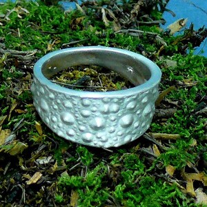 Sea Urchin Ring Medium Sterling Silver