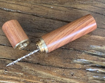 Special for Chuck 2 Sterling silver Toothpick Everlasting With wood and brass case Sterling Silver Great groomsmen gift wedding
