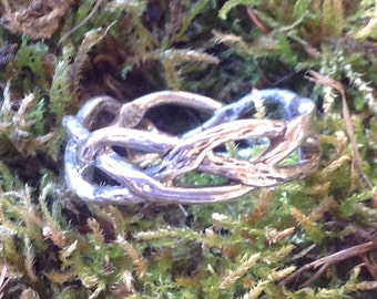 Weaved twig ring Sterling Silver