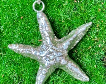 Sea Star Starfish  Pendant only Sterling Silver