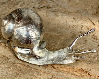 Snail Pin or Table Ornament Life Size