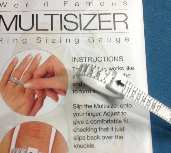 Ring Sizer - adjustable and reusable find you ring size sizing tool -  Monster