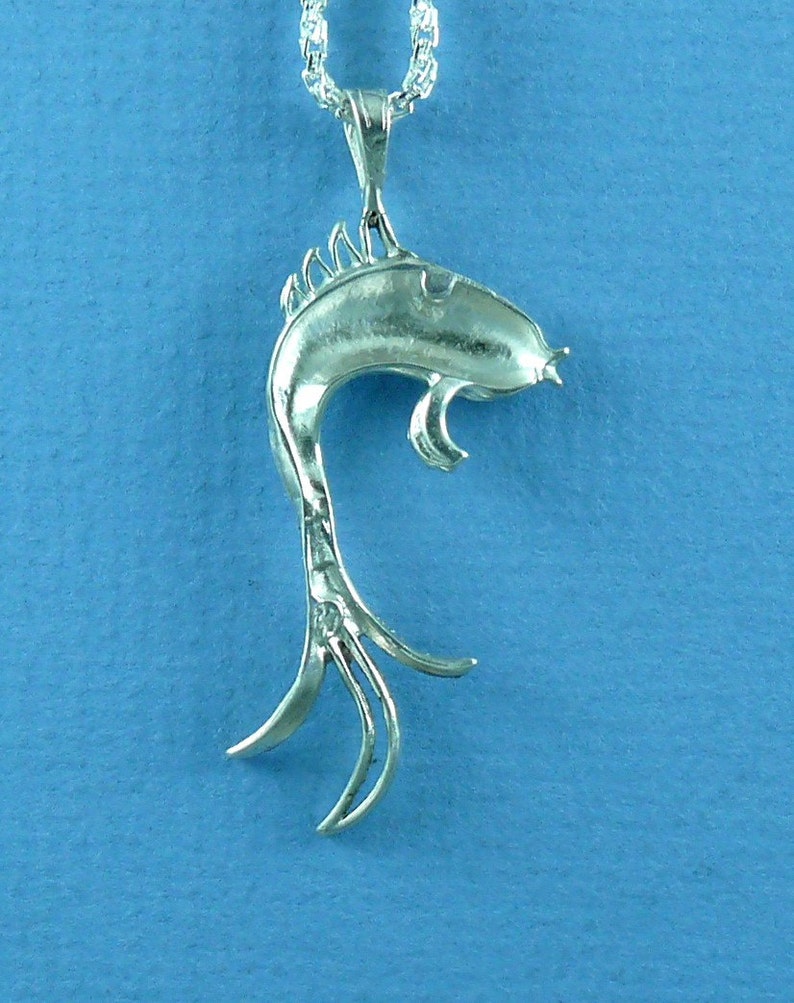 Koi Fish Pendant Exotic Sterling Silver Etsy