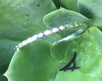 Bangle bracelet  Sterling Silver, Wedding Jewlery, Bridal Party Gift, Bridesmaid Gift Jewelry,