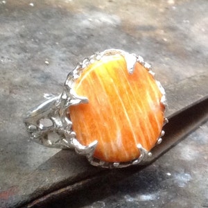 Spiney Oyster. Ring  Sterling Silver