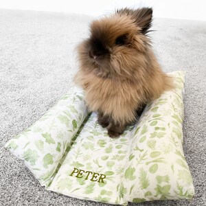 PERSONALIZED Loaf Lounger - Bunny Bed for Pet Rabbits