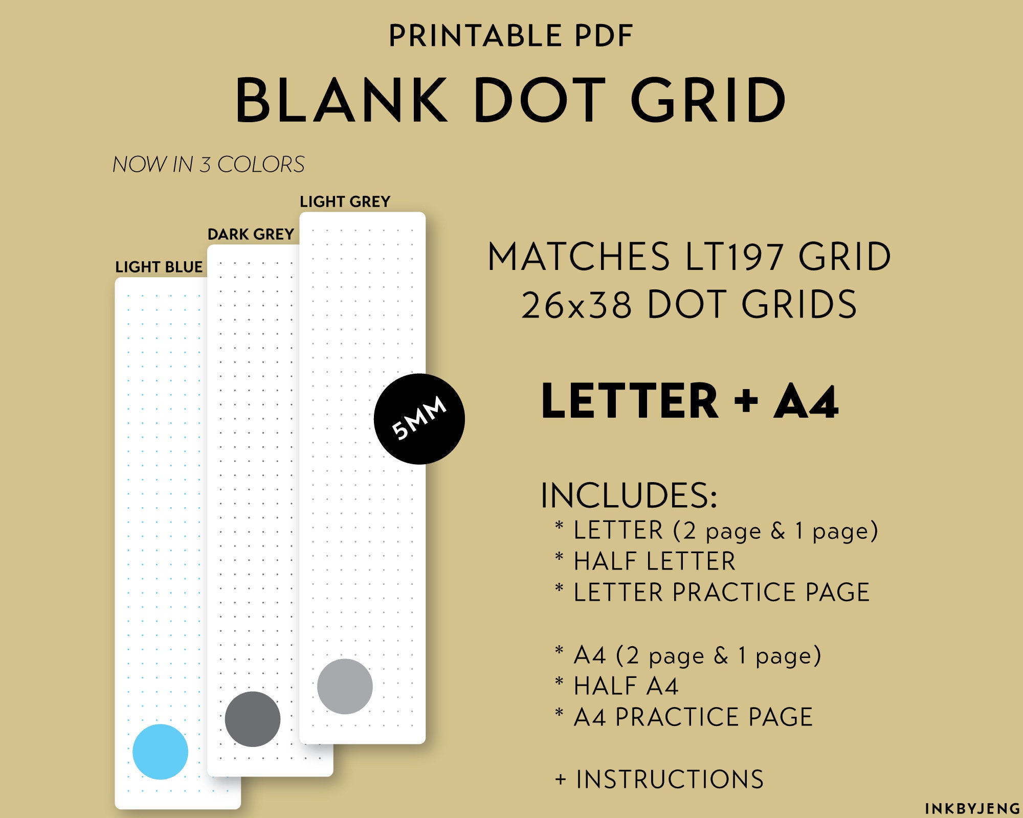 printable pdf blank journal planner template for 5mm grids etsy