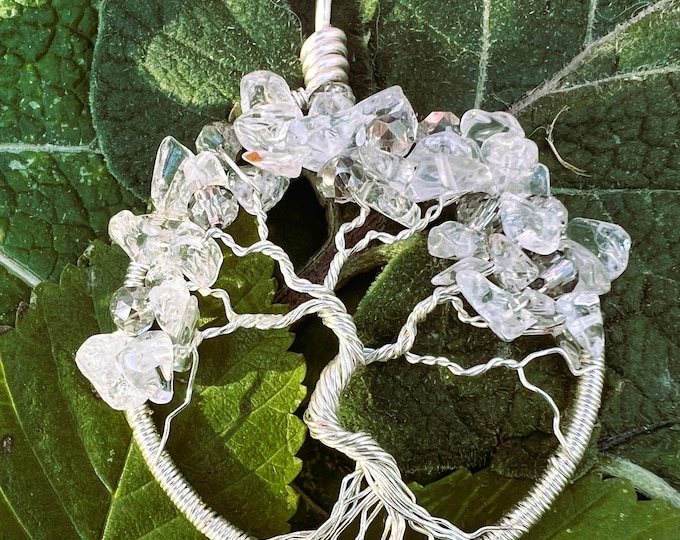 Quartz Tree of Life Pendant