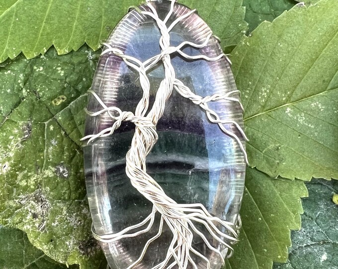 Fluorite Tree of Life Pendant