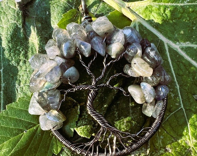 Labradorite Tree of Life Pendant