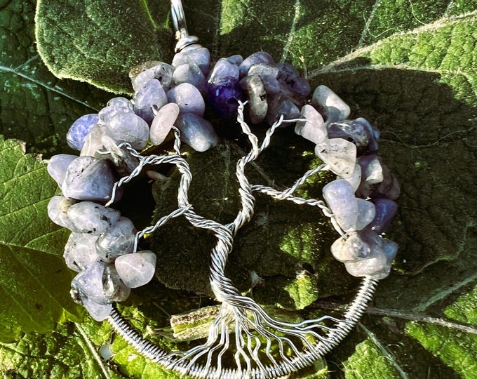 Tanzanite Silver Tree of Life