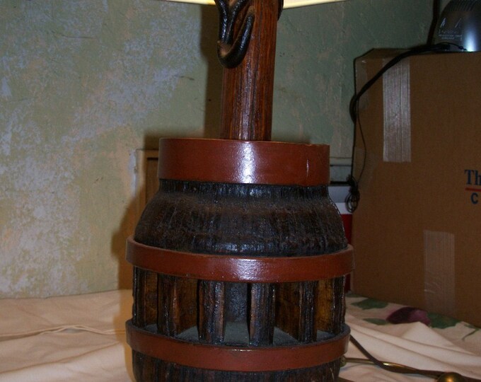 Wagon Wheel Hub Light Rustic Table Lamp Etsy