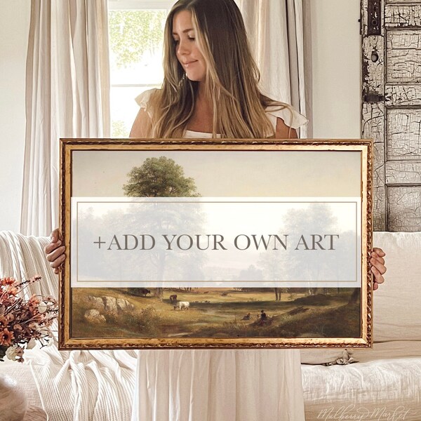 Gold Frame Art Prints Etsy