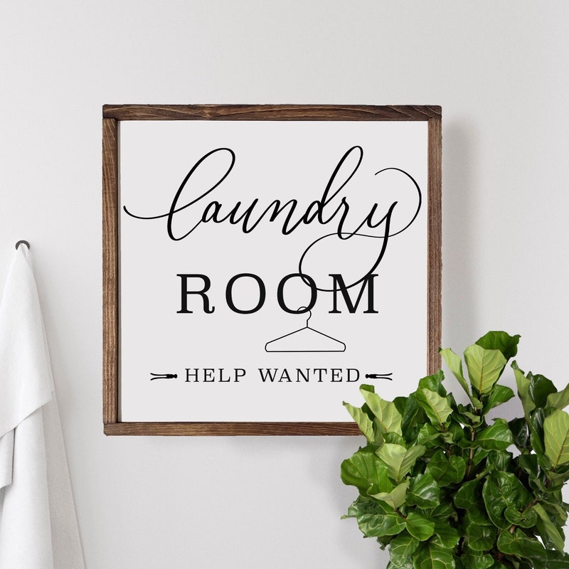 Laundry Room Signs Etsy