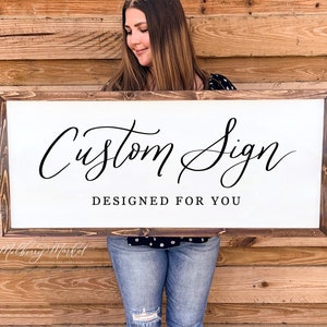 Custom Quote Sign | Designed for YOU | Personalized Wood Sign | Custom Wall Art | Custom Wooden Sign | Personalized Signs