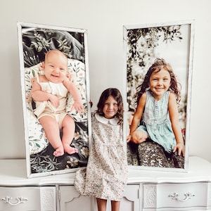 Family Photo Signs, Custom Photo Sign, Framed Photo Wall Art, Wood Framed Photo, Family Photo, Custom Photo Print, Add Your Photo