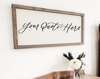 Custom Sign For Home | Personalized Wood Sign | Custom Wall Decor | Custom Wall Art | Custom Wooden Sign | Personalized Wood Signs