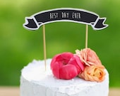 Hochzeitstorte Topper, personalisiert, Herr und Frau Topper, Chalkboard Topper, Geburtstag Baby Dusche Cake Topper