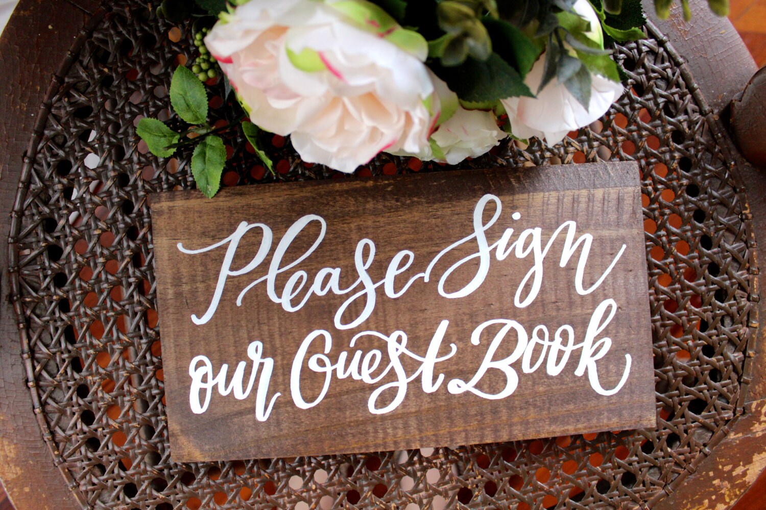Wedding Guest Book Sign Rustic Wedding Signs Please Sign Our Etsy
