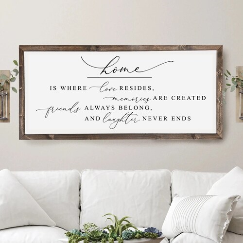 Home is Where Love Resides Sign Home Decor Sign Farmhouse - Etsy Home Is Where Love Resides Sign Home Decor Sign Farmhouse - Etsy