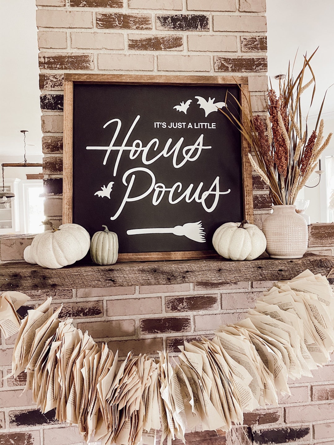 Kit De Colgante De Puerta 3D "Hocus Pocus" Para Armar: Pinta Tu Propio