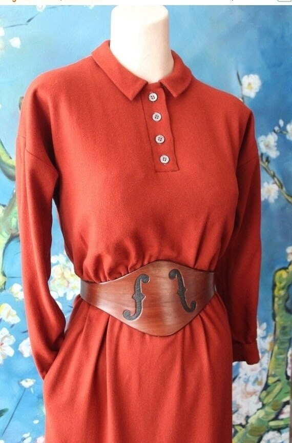 Shirtwaist Dress 40s Day Dress Peter Pan Collar B… - image 2