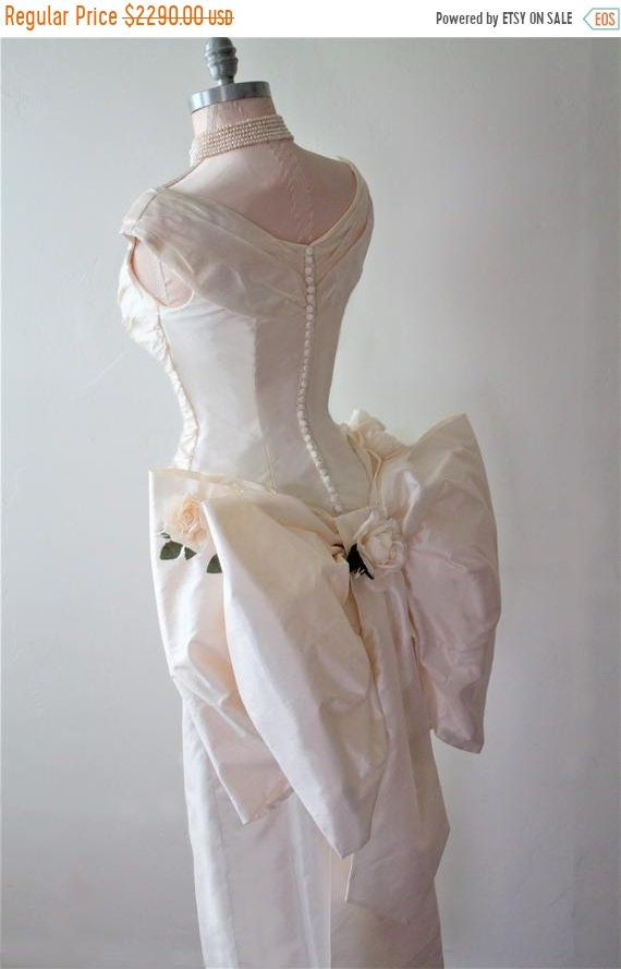 Haute Couture 50 Off Haute Couture Audrey Hepburn Style Vintage