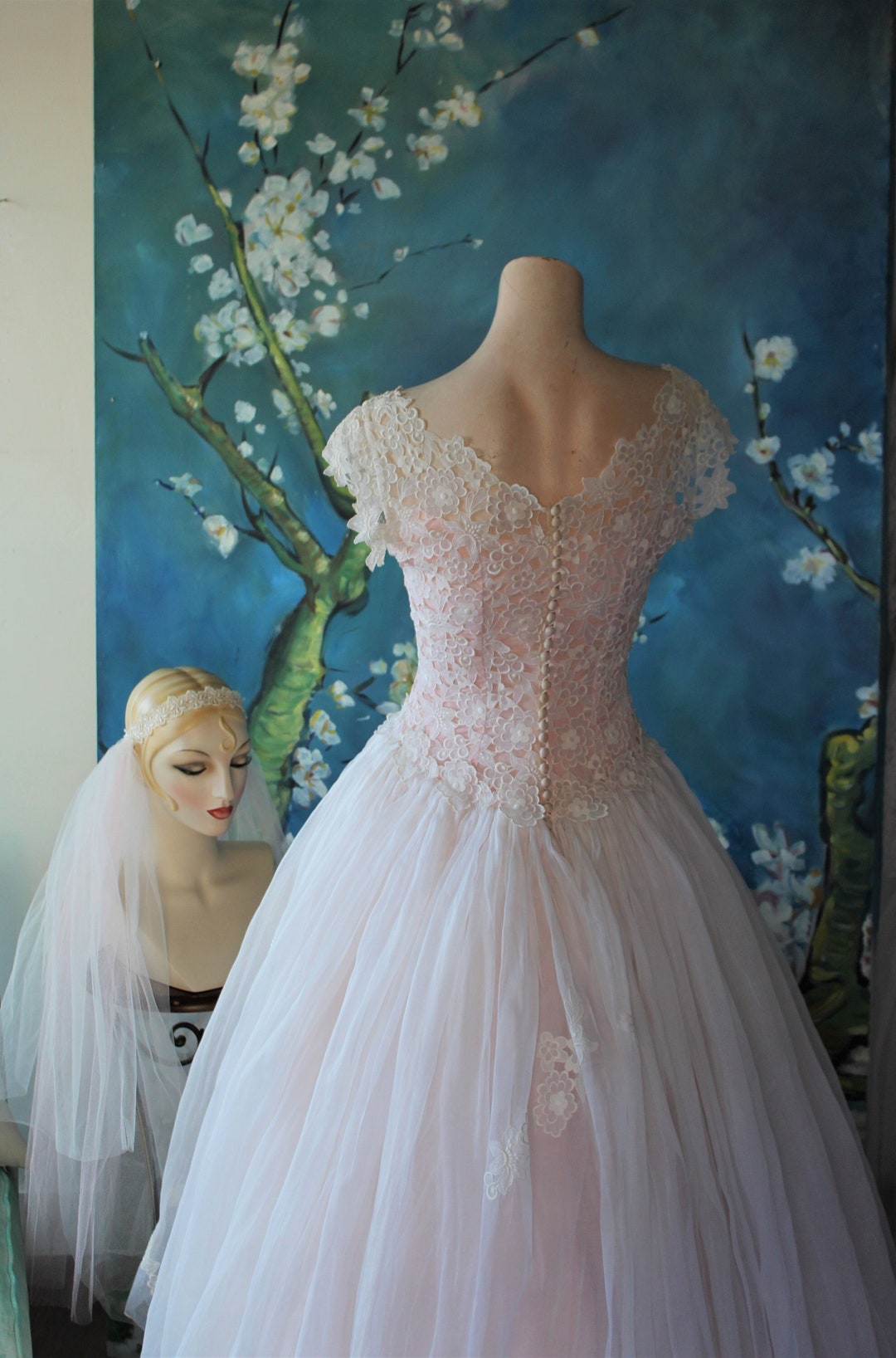 Kathy Ireland Preloved Wedding purplish Dress