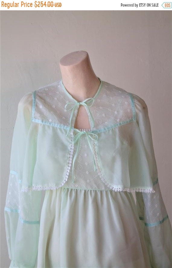 50% Savings Now Prairie Dress Lolita Dress 70s Chi