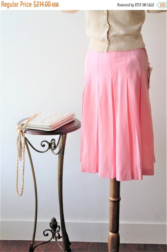 Vintage Antonette SkirtVintage Pleated SkirtFranz Haushoffer SkirtSecretary SkirtMidi Pleated SkirtOffice Outfit1980s Skirt