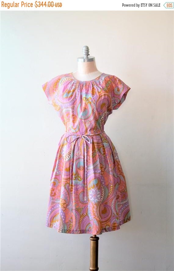 50% Savings Now Paisley Dress Paisley Fabric Brigh
