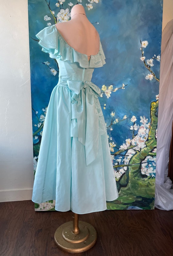 Gunne Sax Prairie Princess 80s Prom Dress Tiffany… - image 9