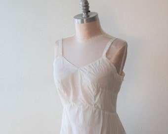 Vintage 50s  girls camisole slip from France  Small size