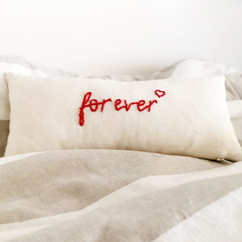 Lumbar Cover Embroidered Pillow Color Splash