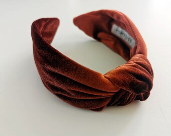 CEALXHENY Stirnband Herbst-Design – Mit Strasssteinen, Karomuster, Knoten, Für Festliche Anlässe