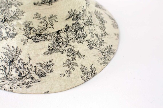 【chi-e-e-i 】poppyTOILE DE JOUY CAP Toile de Jouy cap – POPPY