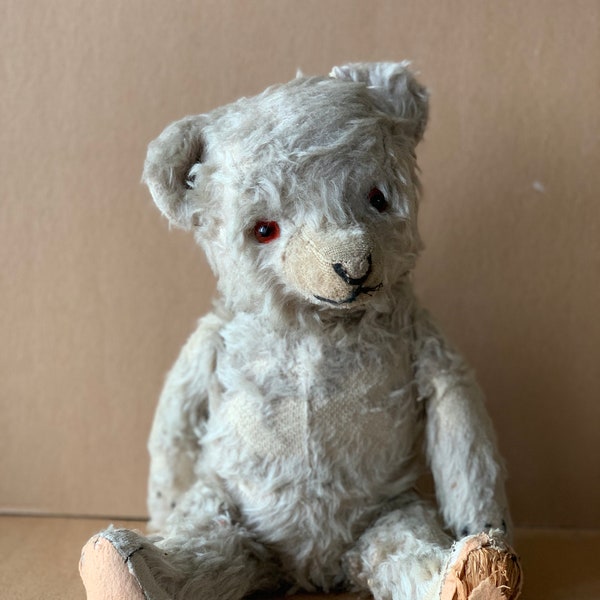 Ours en peluche ancien en mohair, Allemagne