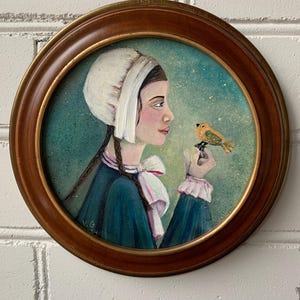 Pintura acrílica original sobre cartón “La confianza”