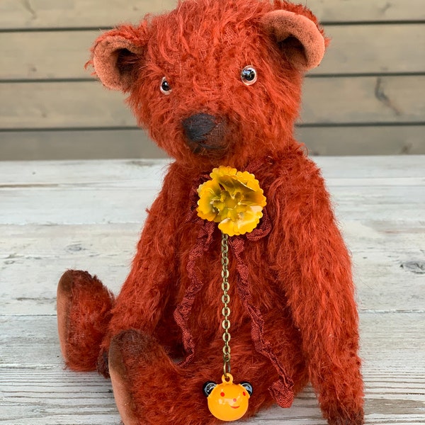 Künstlerteddy Bär OOAK handgemachter Mohair Teddy "Bruno"