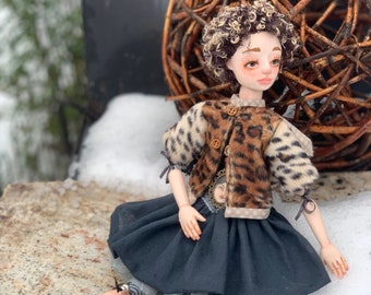 Art doll OOAK " The Winter"