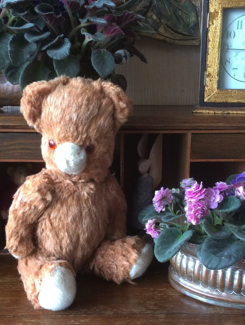 antique mohair teddy bear