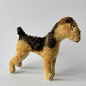 Vintage Steiff Mohair Foxterrier Hund