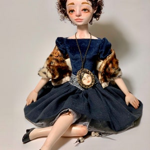 Art doll OOAK The Winter image 3