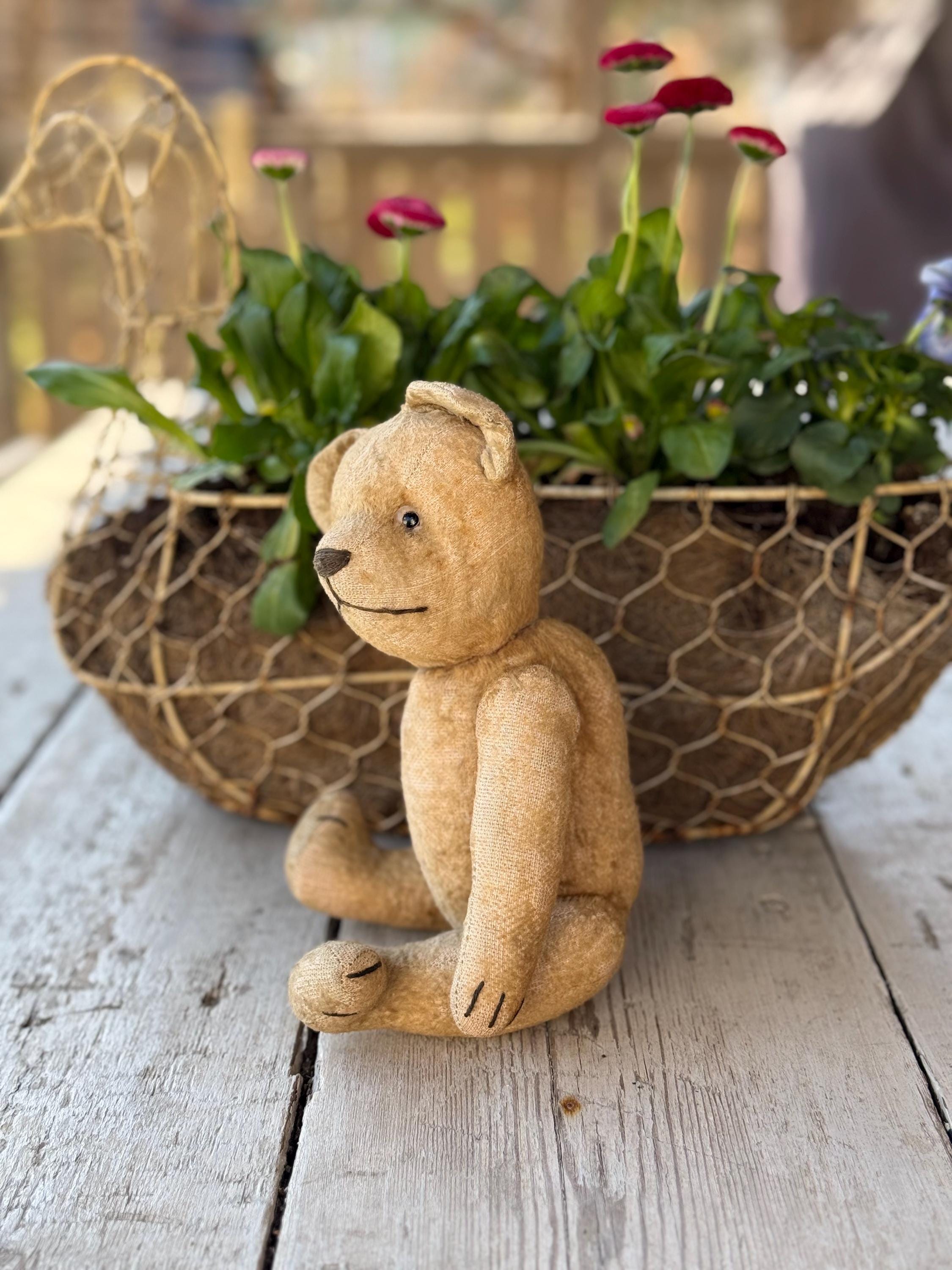 ドイツ アンティーク ハンドメイド テディベア くま ぬいぐるみ Antique german teddy bears - Etsy 日本