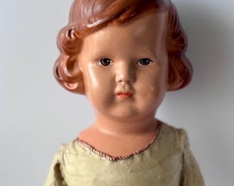 Ancienne Poupée Gégé N°5 - 41cm - Celluloïd - Yeux Dormeurs - Fabriquée En France