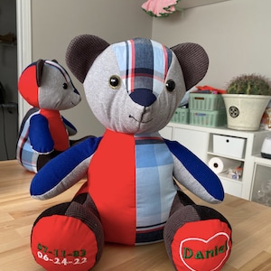 Memory, Keepsake Bear,Remembrance, Hope, Strength, Comfort Bear.