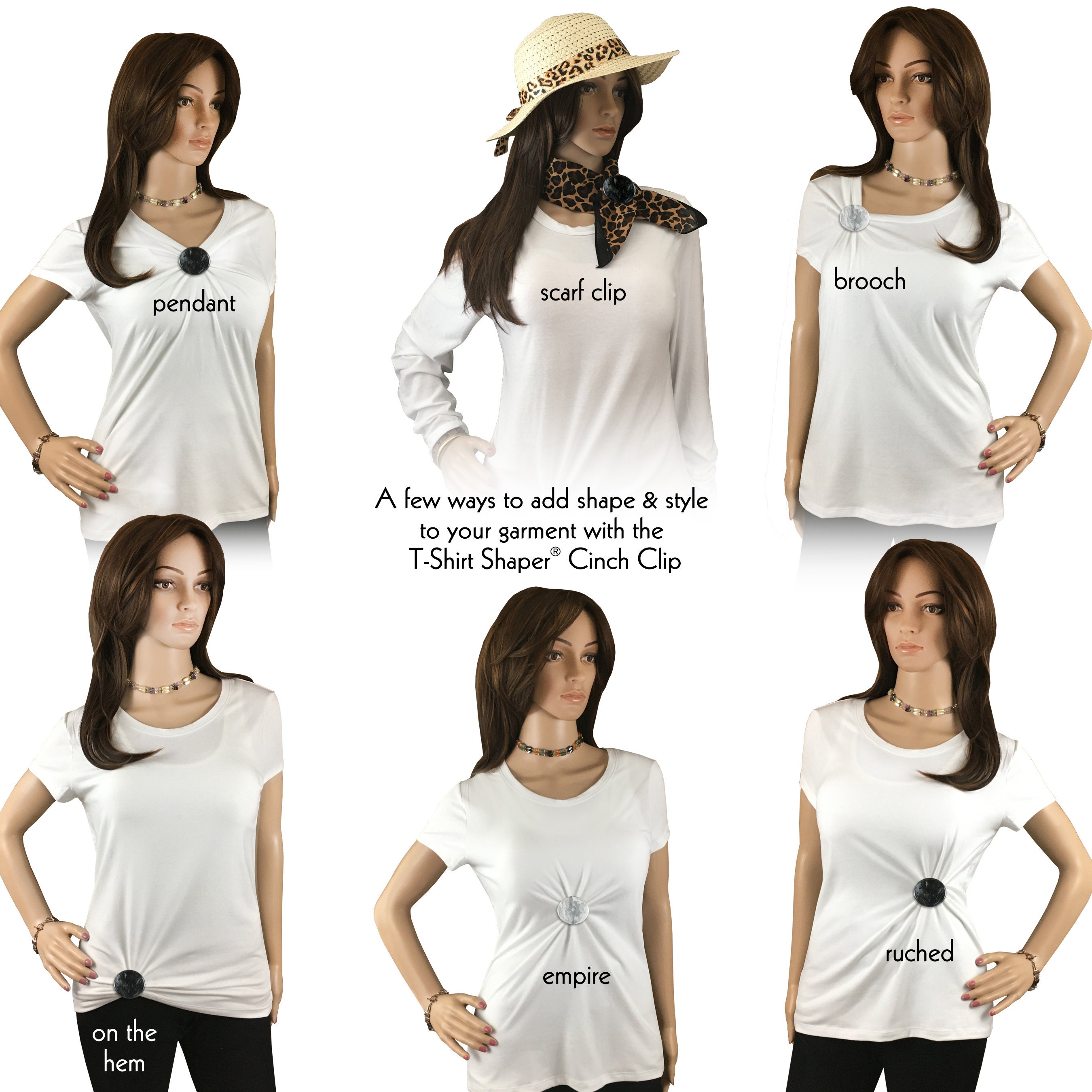 T-shirt Cinch Clip T-shirt Shaper Shirt Clip Shape Your Baggy Loose Shirt  Use on Lularoe USA 
