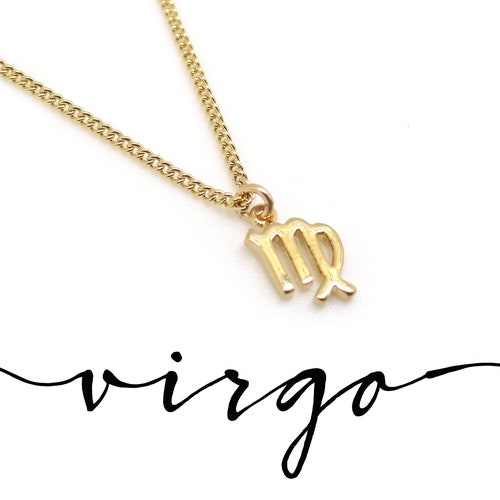 Dainty Virgo Jewelry Gold Virgo 
